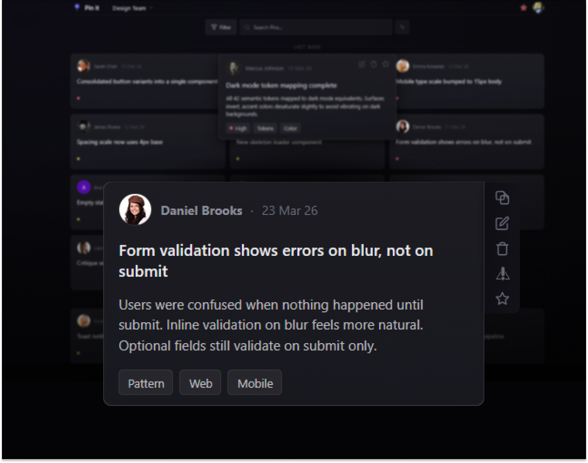 Dcyde, the decision wall